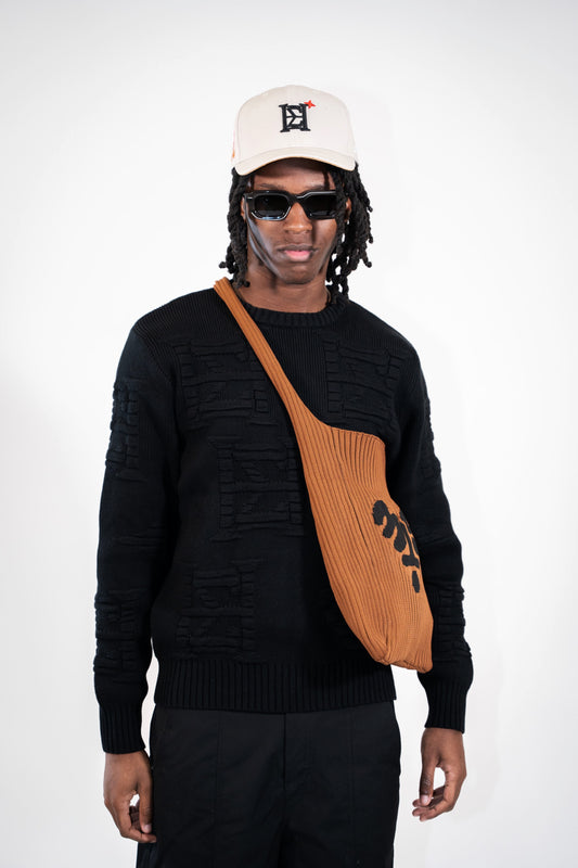 Black Harmakhis Knit Sweater