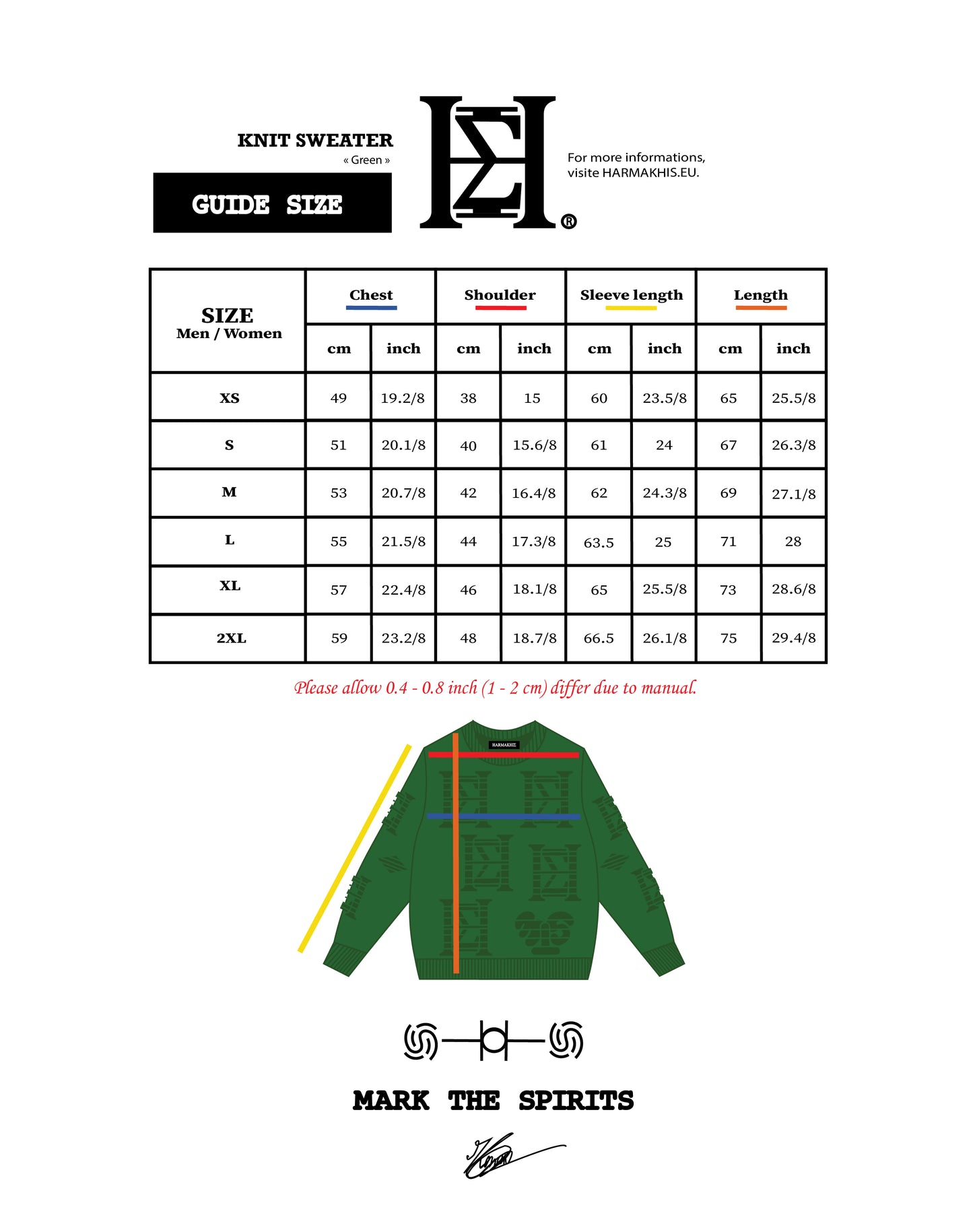 Green Harmakhis Knit Sweater