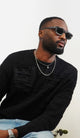Black Harmakhis Knit Sweater